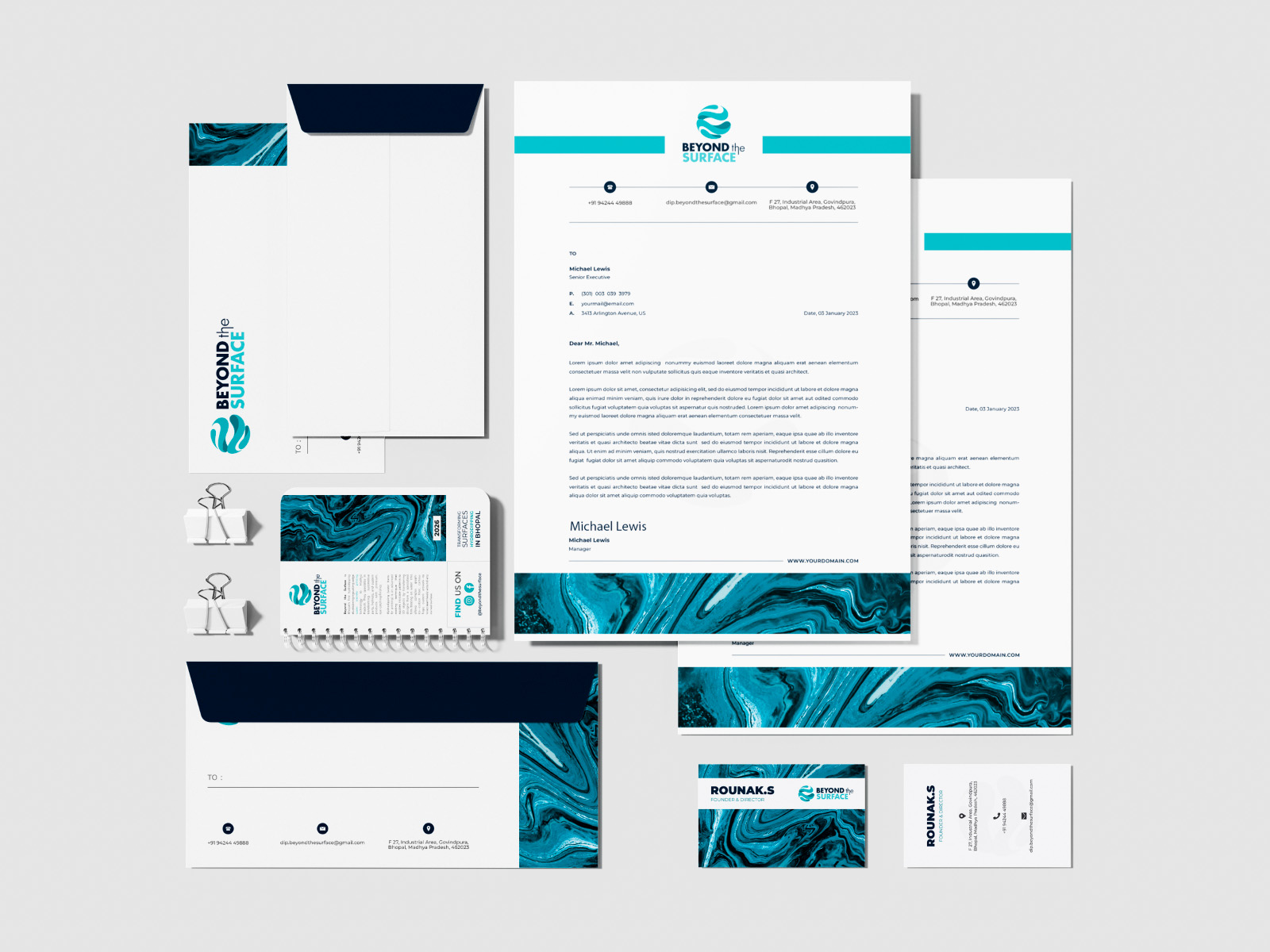 Stationery suite
